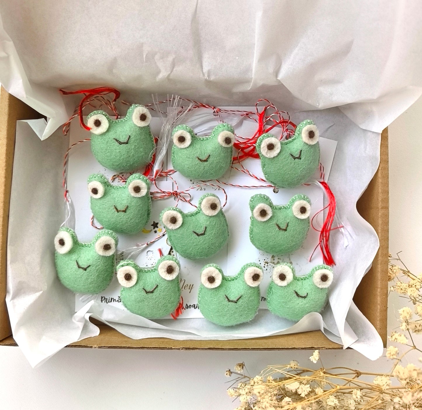 Set mărțișoare Broscute