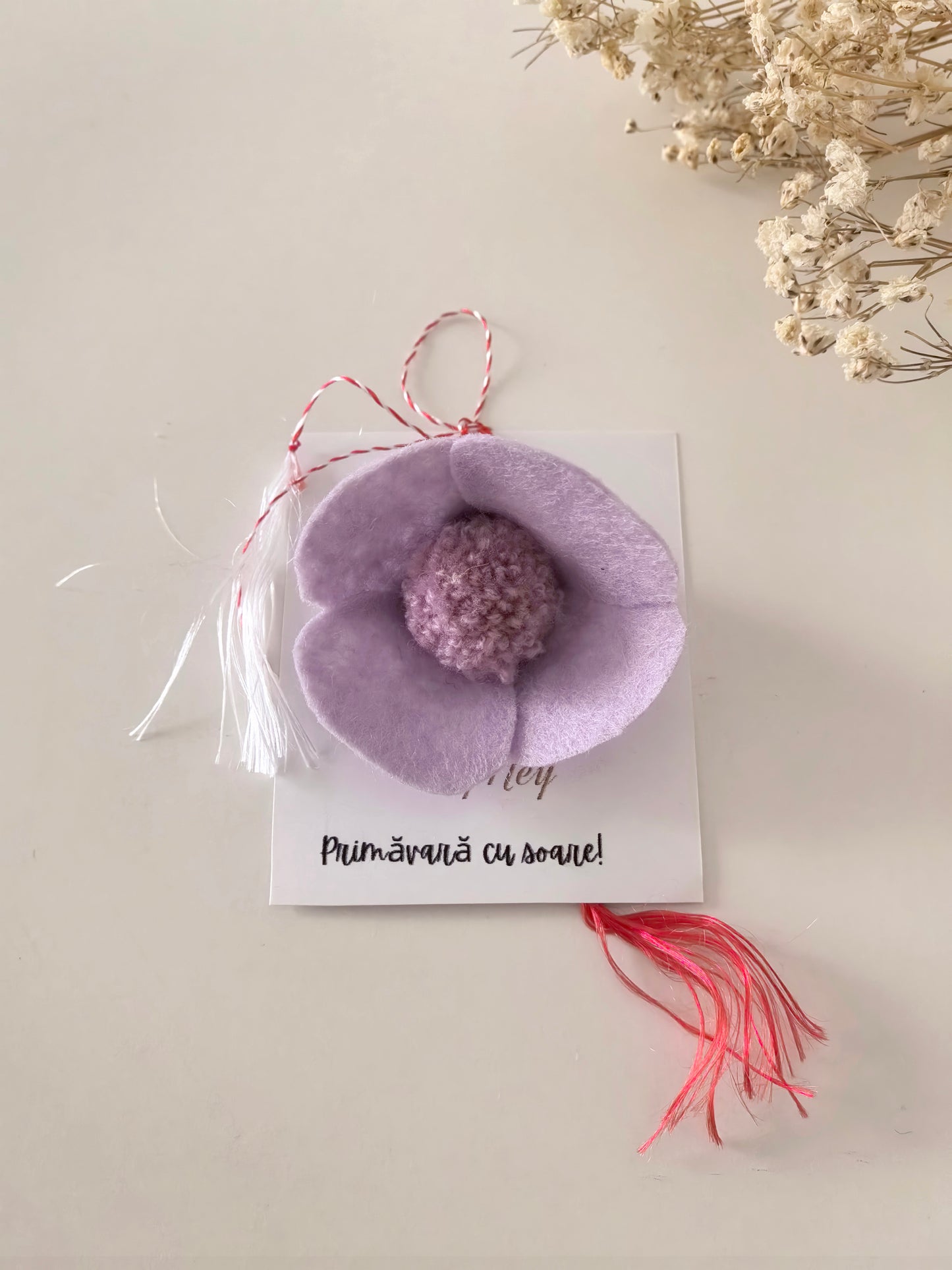 Mărțișor "Lila Poppy"