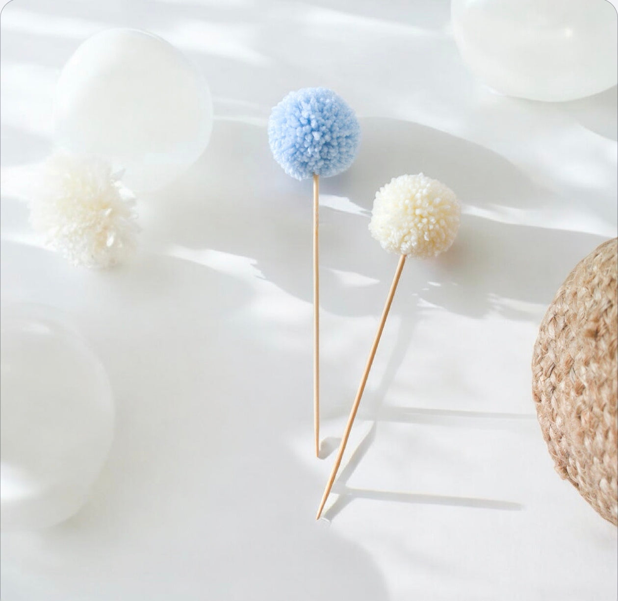 Set Topper Tort PomPom